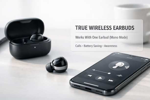 True Wireless Earbuds That Work Well with Only One Earbud